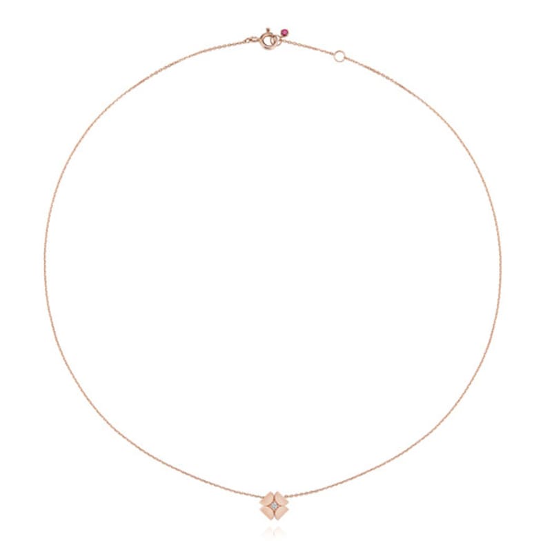 DIDIER DUBOT Miss Doo D Clover Gold Necklace JDRNR3F80ZC