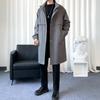 ROMON Men's Business Mid-Length Trench Coat