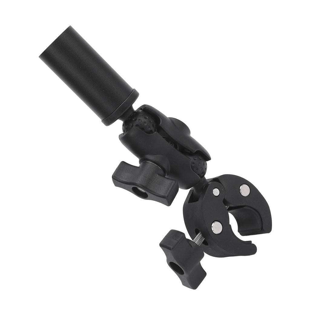 Clamp Mount and Adaptor for Mini Dishy Antenna Aluminum Alloy Adjustable Angle Car RV Ladder Pole