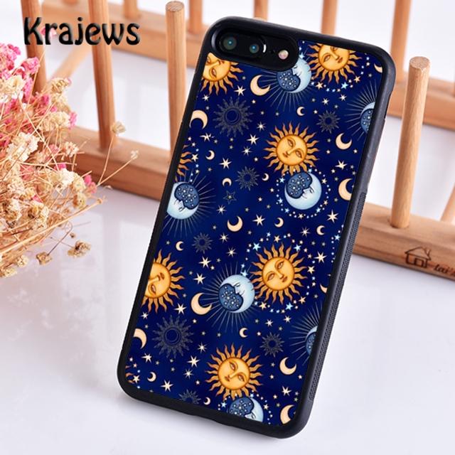 Vintage Moon and Sun Stars Phone Case Cover For iPhone 17 Air 16 15 14 Plus 12 13 Pro Max Coque Shell Fundas