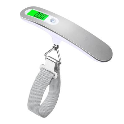 110lbs Digital Luggage Scale Portable Handheld Travel Suitcase Weighing Scale with Webbing Strap for Outdoor