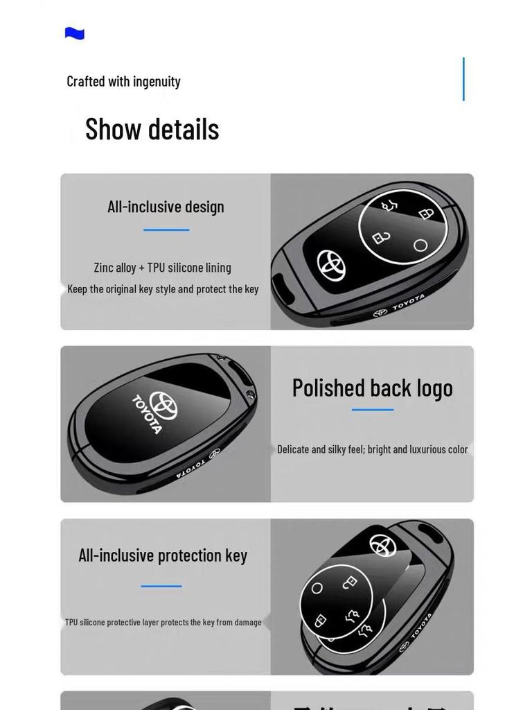 Toyota Vios/Yaris E'Z Car Key Case Buckle