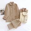 Cozy Autumn/Winter Fleece Pajama Set for Couples – Warm, Loose, and Suitable for Outdoor Wear