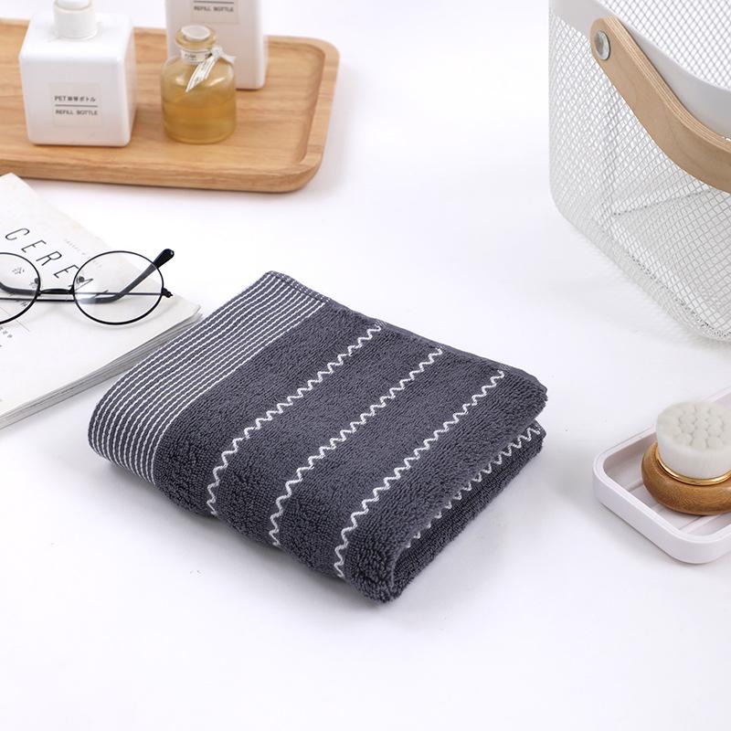 Tuqiang Oversized Combed Cotton Face Towel - Thick, Soft, and Absorbent for Household Use 34*72 cm