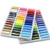 39Pcs Sewing Thread Mixed Colors Convenient Polyester Yarn Sturdy Stitching Thread