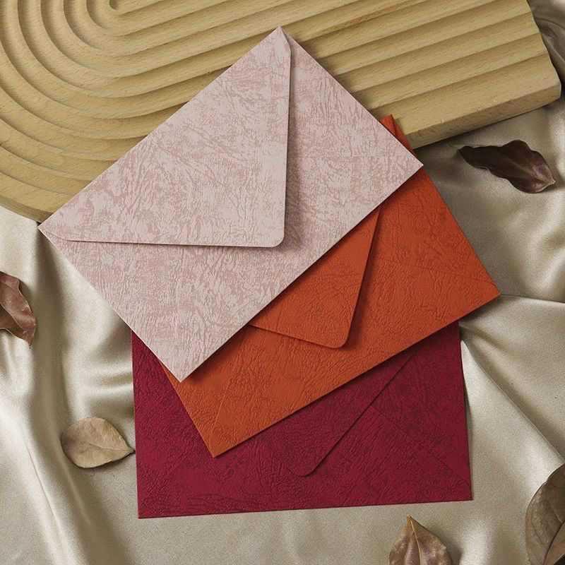 Retro Wood Grain Stationery Set: Love Letter, Postcard, Invitation, Greeting Card with Storage Bag & Sealing Wax