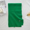 New 100% Wool Scarf Winter  Solid Color Warm and Cold proof Women's Scarf Fashion Versatile Knitted Scarf