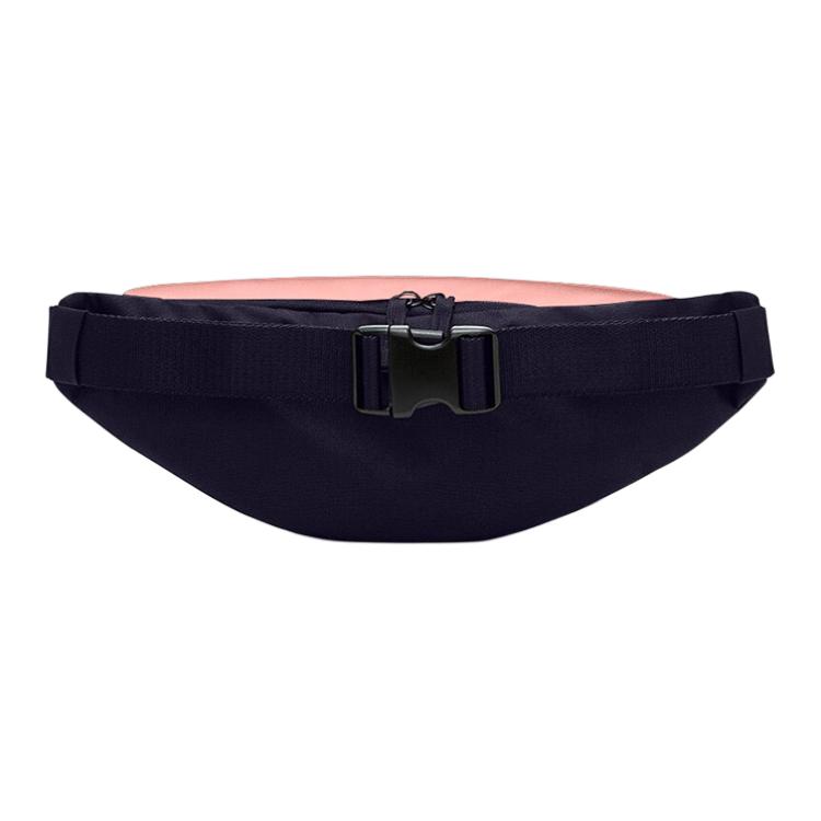 Nike Heritage Zip Closure Polyester Fanny Pack Unisex Blue Black BA5750-498