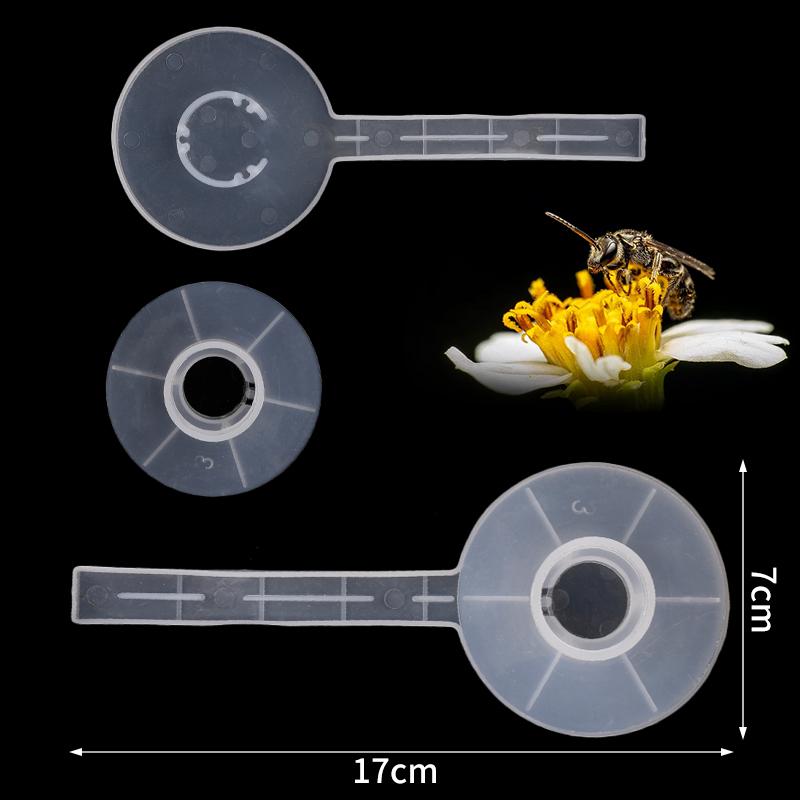 10pcs Bee Feeder Drink Water Feeding Tool for Beekeeping Apiculture Plastic Beehive Waterer Beekeeper Equipment Bee Sink