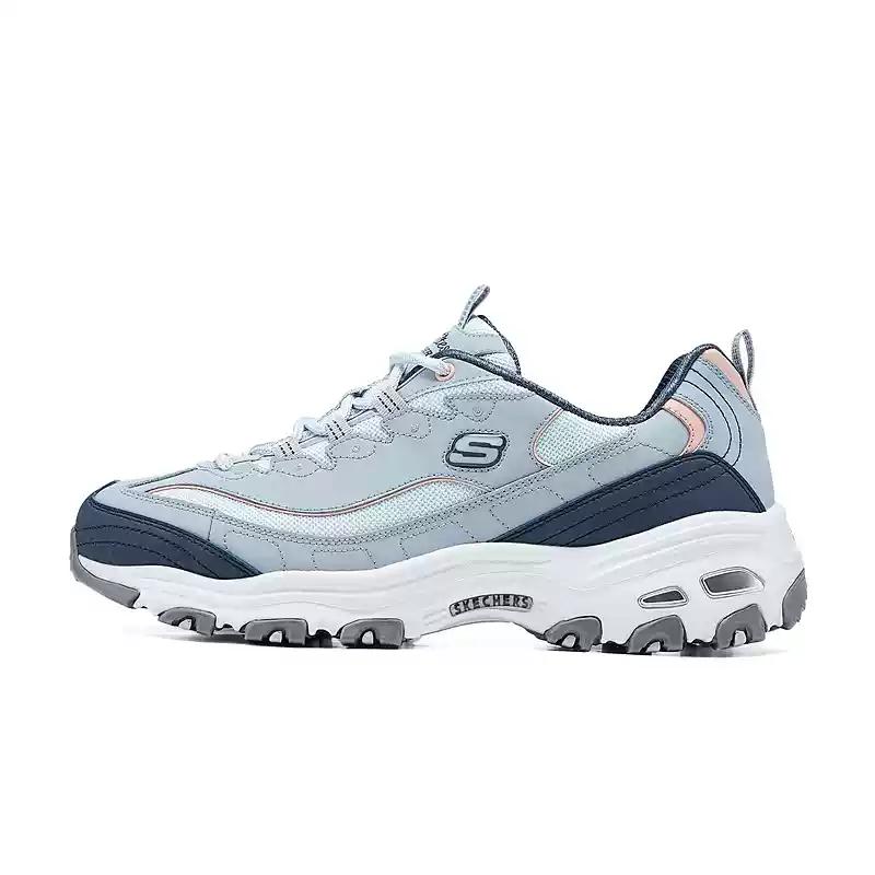 Skechers DLites 1.0 Удобные Мягкие Прочные Низкие Папины Кроссовки Женская кроссовка Синий 150241-LBMT