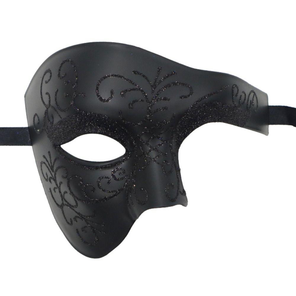 Fashion Masquerade Masks Creative Halloween  Masks Simple The Phantom Dancer Mask  Halloween Party