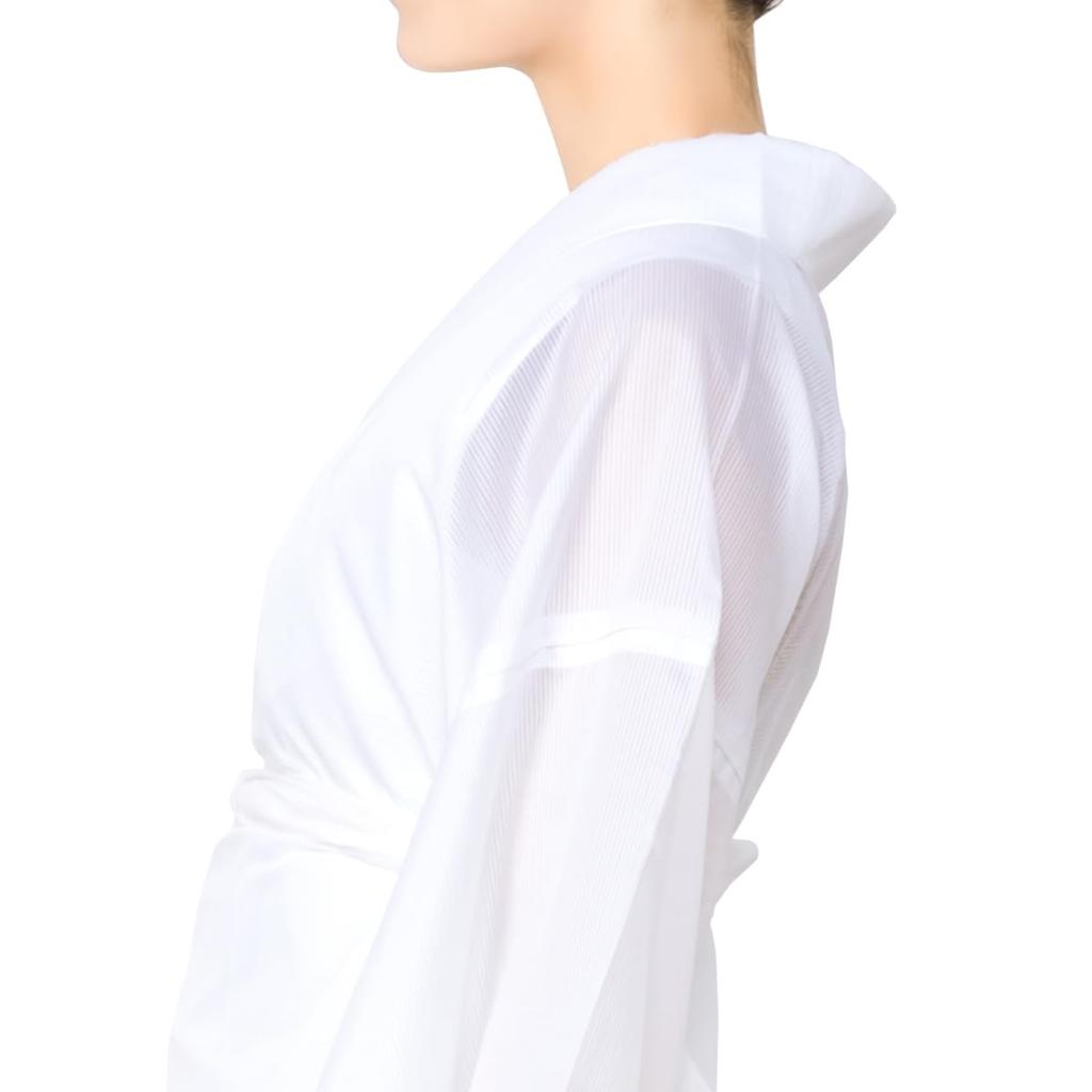 Washable Nagajuban for Summer Ro silk with Ro collar [Kyoetsu] (Undergarment Kimono), Use, (thin fabric), Half-Collar, Women's (L, (without opening))