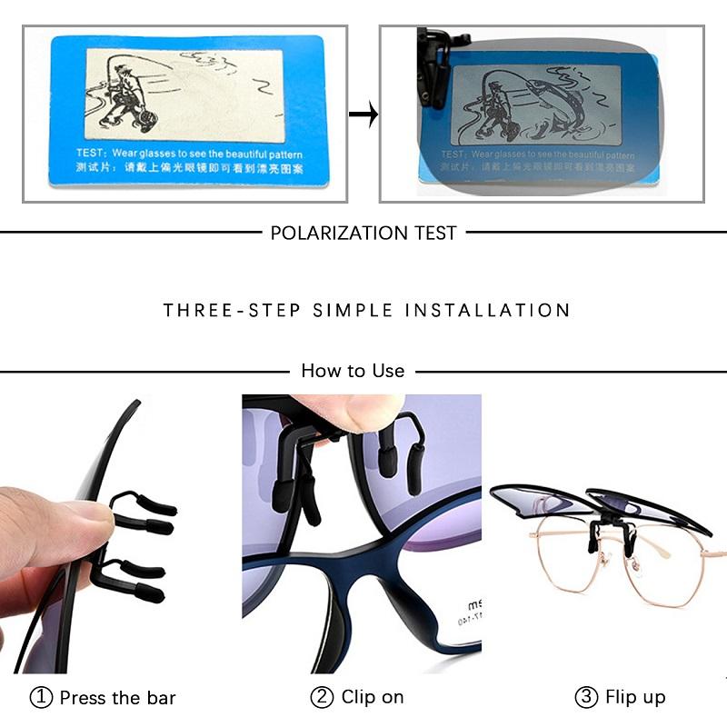 MAXJULI Car Driver Goggles Anti-UV Sun Glasses Driving Night Vision Lens Clip On Sunglasses for Men Women