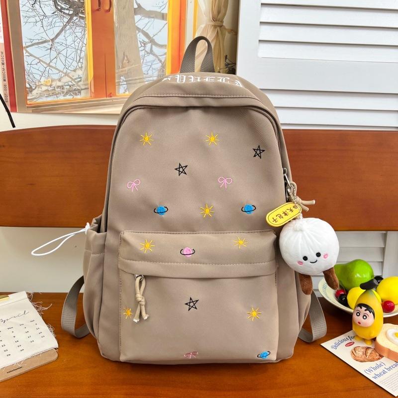 Schoolbag Junior High School Girl School Bag Cute Ins Backpack High School Student Large Capacity Japanese Backpack Star College Student