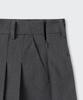 MUSINSA STANDARD WOMAN Women'S Mini Skirt Slacks [Medium Gray]