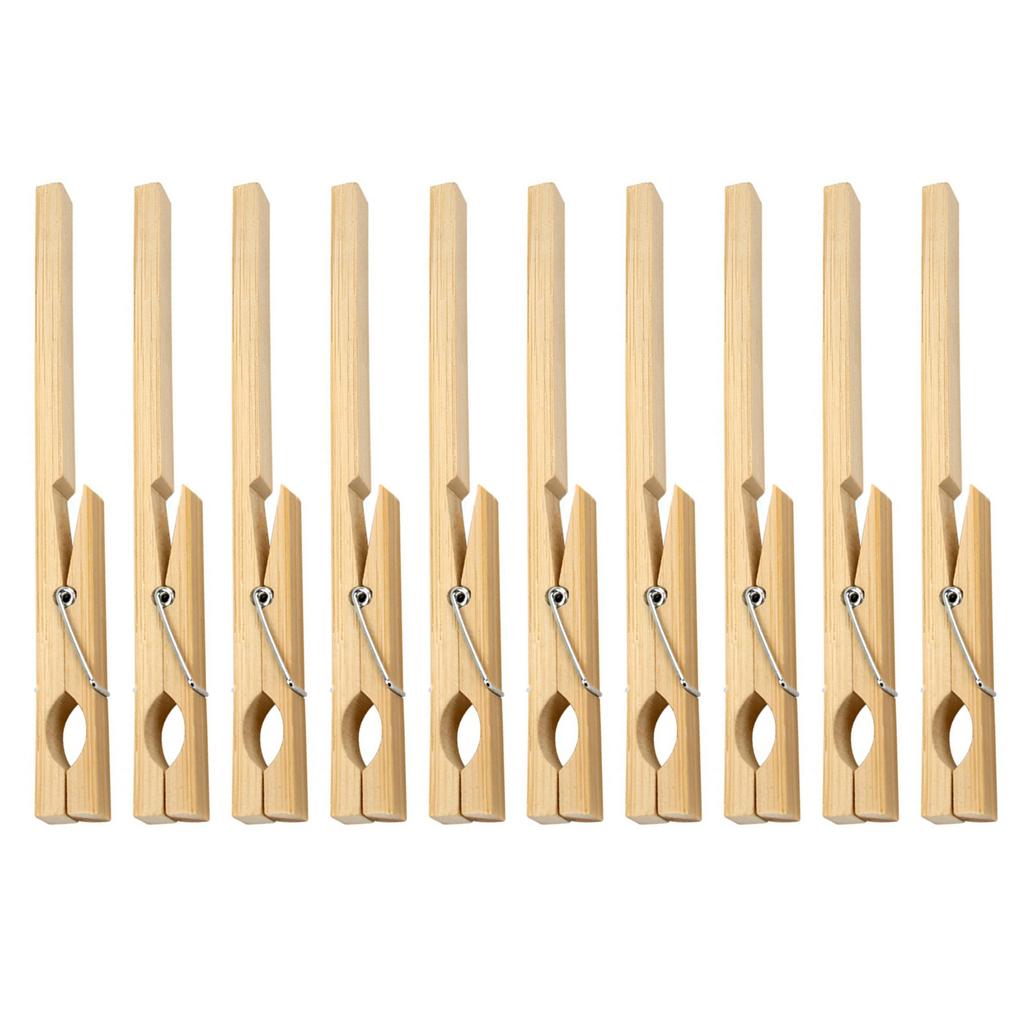 Test Tube Clamps Pack of 10 Wood Test Tube Clip Clamps Holder Set School Laboratory Equipment for 10-20mm Test Tube