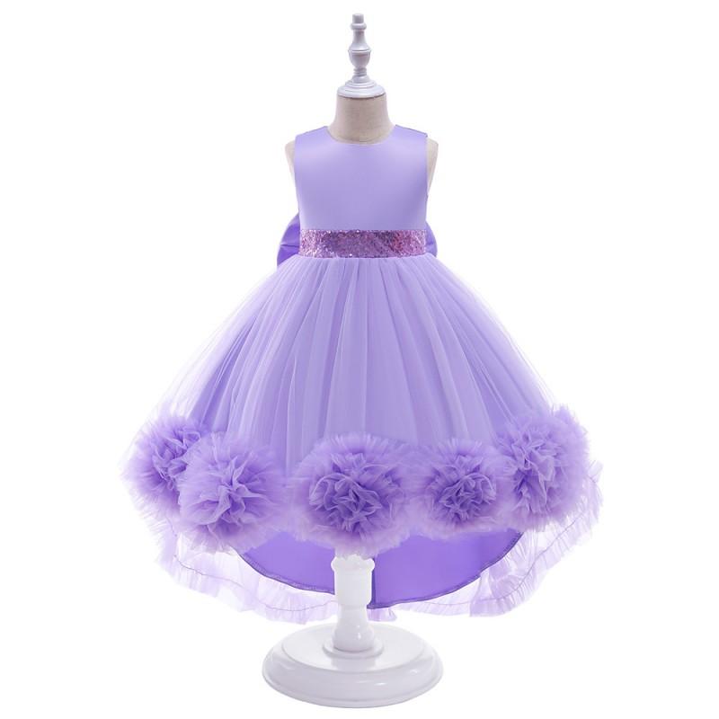 Girls Princess Tulle Dress Kids Formal Party Gown 6th Day Performance