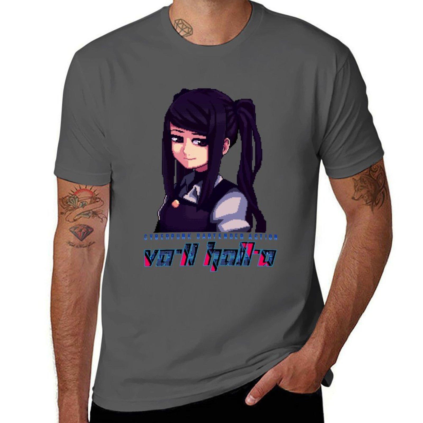 

Julianne Stingray VA-11 Hall-A T-Shirt t shirts for man graphic funny t shirts for man cotton soft funny t shirts cotton T-Shirt 4XL