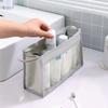 Foldable Mesh Makeup Organizer Hanging Toiletry Bag Large Capacity Wash Bag  Brushes
