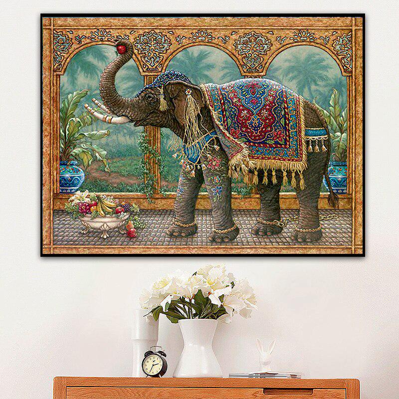 Diamond Painting Gray Elephant Crystal Embroidery Cross Stitch Needlework Mosaic Painting
