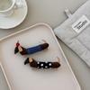 Cloth Dachshund Hairpin Puppy Cartoon Dog Hair Tie Fashion Claw Clip  Headdress