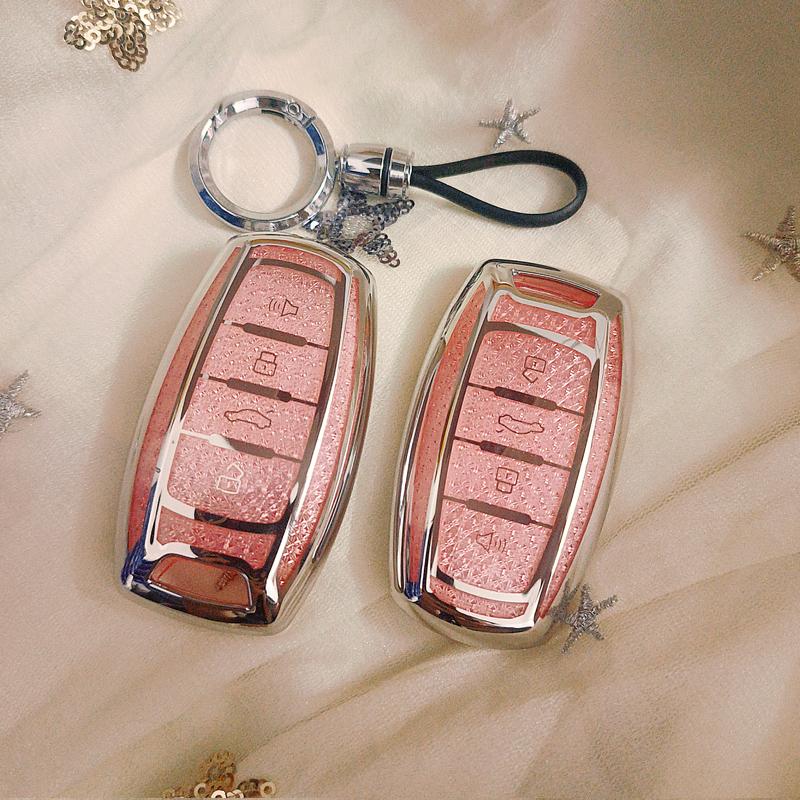 New Fashion For Haval Jolion Dargo F7 Jolyon H6 F7X Great Wall Gwm Poer F5 Cannon Remote Car Key Case Cover Fob 4 Button
