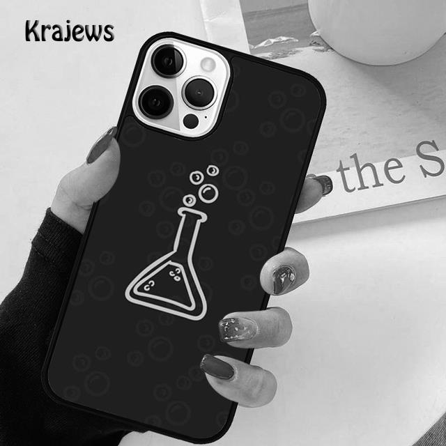 Biology and Chemistry Soft Phone Case For iPhone 17 Air 16 15 14 Max Plus 11 12 13 Pro Max Phone Cover Coque Fundas