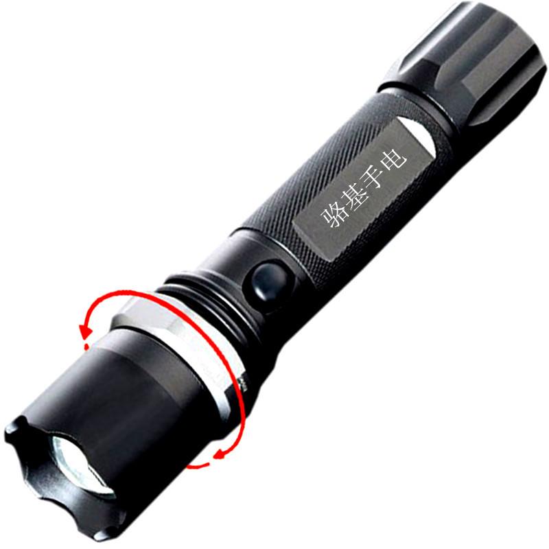Outdoor Strong Light Flashlight Rotating Focusing LED Long-range Rechargeable High-quality Ultra-long Battery Life Flashlight