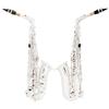 SLADE E-flat Alto Saxophone Premium Brass Body Carved White Shell Keys Saxophone Set with Case Professional Woodwind Instruments