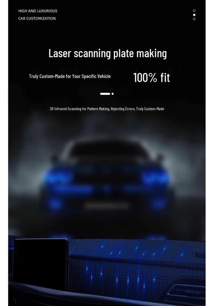 Anti-Glare Sunshade Mat for Xpeng MONA M03 Console & Dashboard, Non-Slip Car Accessory