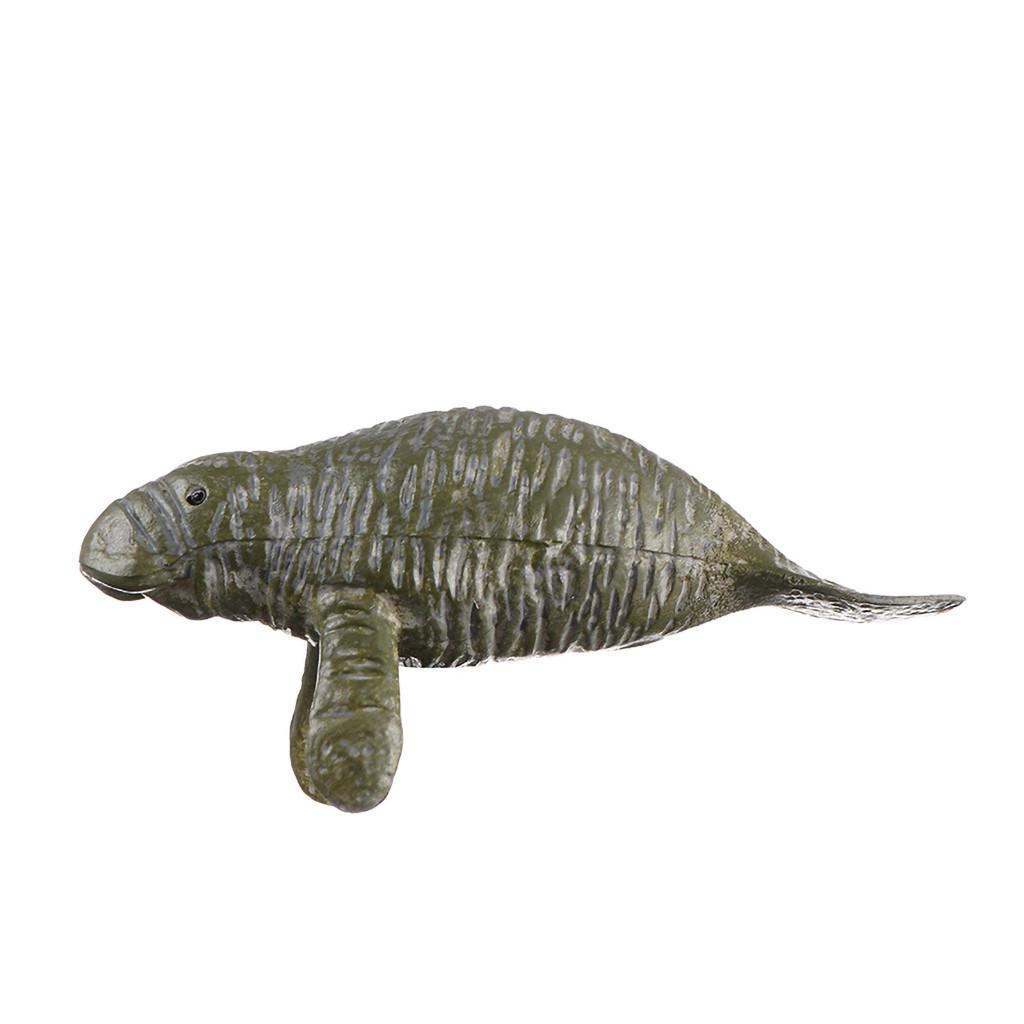 (Precious memory)Simulated Marine Animal Figure Model Shark Dolphin Children Toys 12Pcs