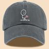 Trendy and Personalized Peaked Cap, Adjustable Outdoor Camping and Travel Check-in Baseball Cap