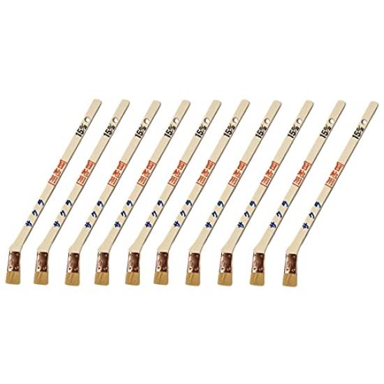 Hakeichi Goat Hair Joint White Set of 10 Brush, Hair, Sakuramejitan, 15mm,