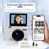 HD Retro Mirrorless CCD Flip Screen Camera for Students & Vloggers