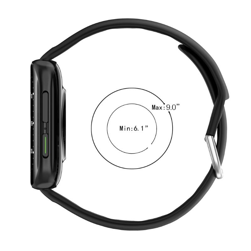 Suitable for  Watch2 42/46mm Durable Sweatproof Adjustable Fashion Silicone Wristband Link Bracelet Watch Band Strap