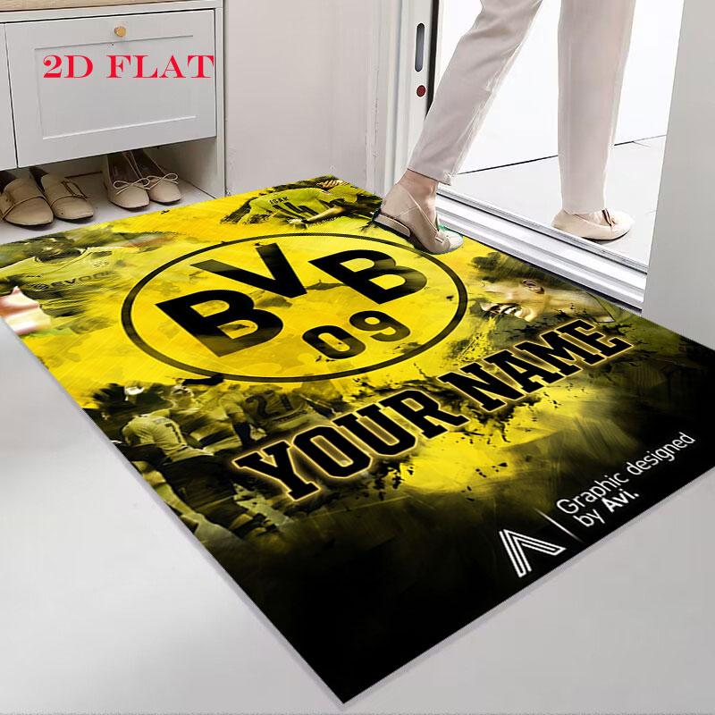Custom Bvb Carpet Rug for Living Room Bedroom Home Sofa Decoration,Kids play Nonslip Floor Mat