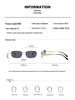 Women's Retro Square Metal Sunglasses, UV400 Sun Protection, Versatile Fashion Style