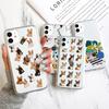 Cartoon Animal iPhone17 Mobile Phone Case Transparent 16Pro Full Print Dog Suitable for Apple 15xr Foreign Trade Painting
