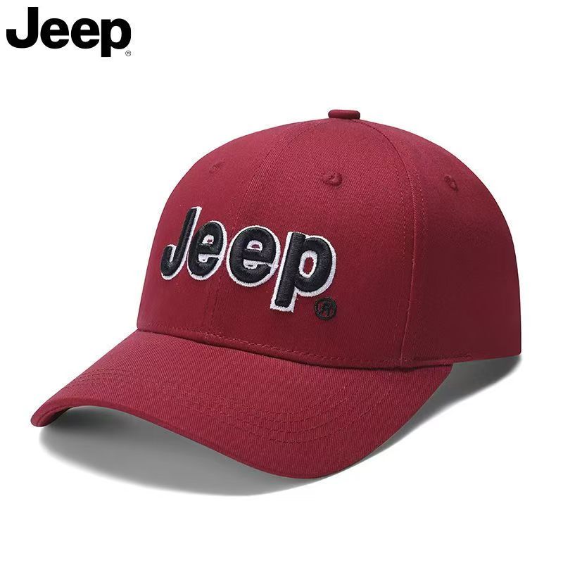 Jeep 2026 High-quality Pure Cotton Caps, Windproof Baseball Caps, Brand Embroidered Men's and Women's Baseball Caps, Children's