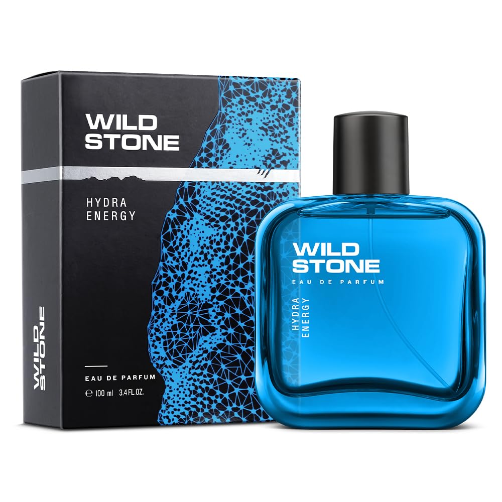 

Wild Stone Hydra Energy Eau De Parfum For Men 100ml Long-Lasting Aromatic Scent Ideal For Office And Daily Wear Gift Perfume