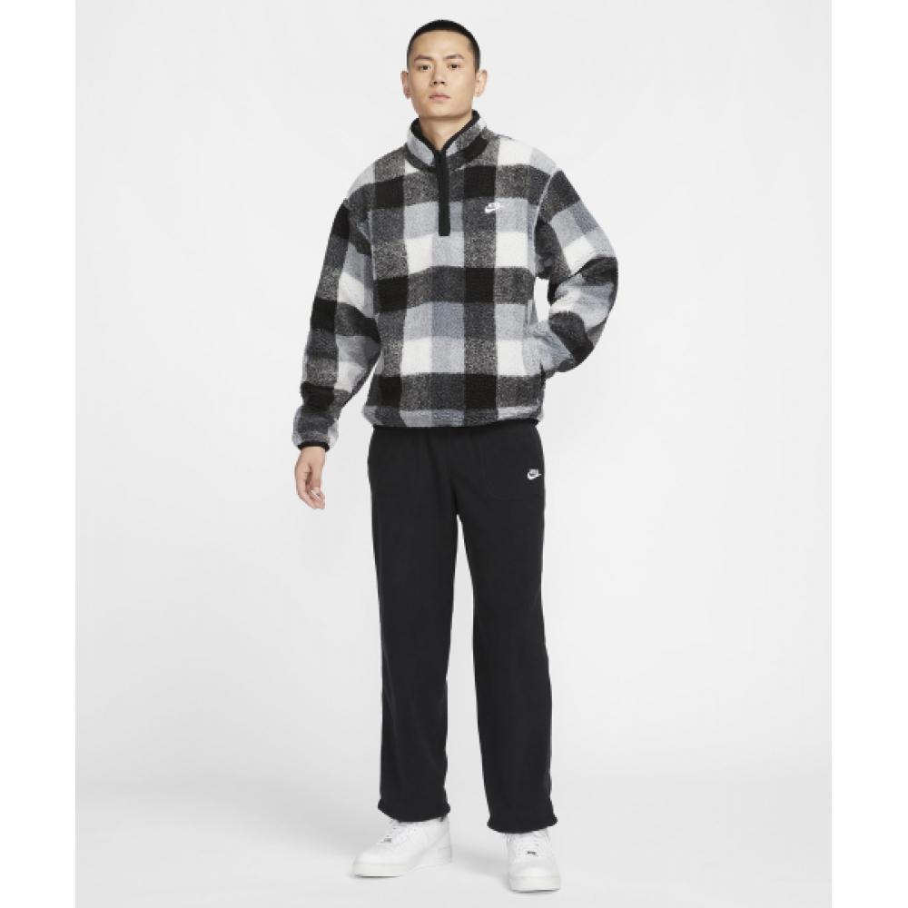 Nike Club Winterized Half Zip M   Schwarz  Weiß  Rauchgrau  Weiß Fz0898 010