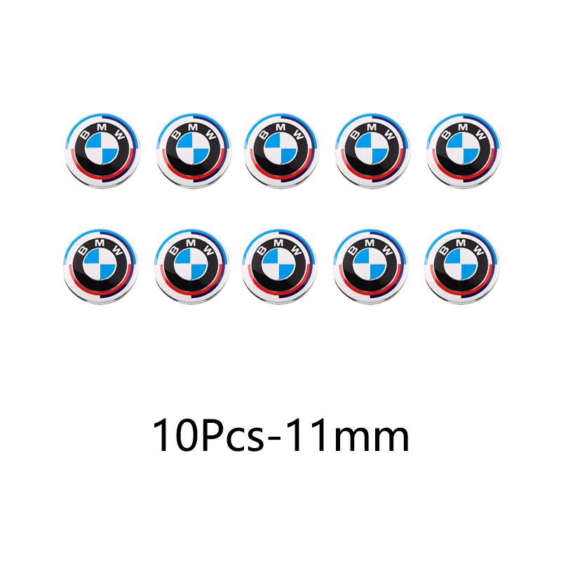 For BMW New 2025 Car Remote Key Logo Sticker Aluminum Emblem Decal For BMW F12 F13 G30 G32 F34 F40 F45 F46 X1 X2 X3 X5 X4 X6 X7