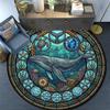 Ocean Mystery Window Round Area Rug Under Office Chairs Bedroom Living Room Home Decor