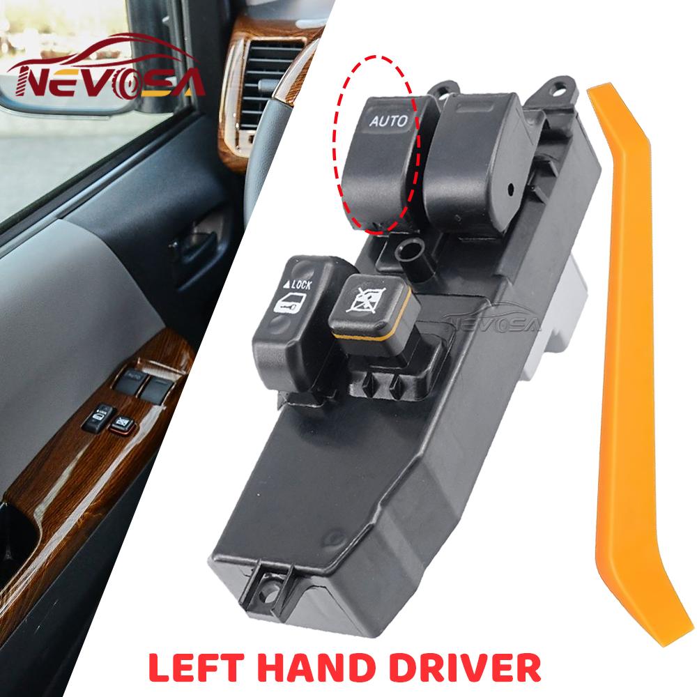 For Toyota Hiace 2006-2013 KDH20 TRH20 84820-26201 Front Right Power Auto Control Window Switch 14P 84820-26191 84820-26211 Left hand driver