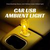 1x Car USB LED Rainbow Color 5V Retro LED Bulbs RGB Night Light Yellow Candle style Camping Incandescent Decorative LED Lighting