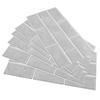 6pcs Gray Tile Pattern Wall Decal Waterproof SelfAdhesive Wall Sticker for Home Kitchen