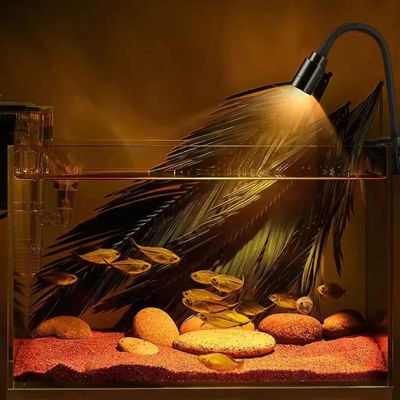 USB Aquarium Light Lighting Plants Grow Light Super Slim LED 3W Aquatic Plant Lighting Waterproof Clip-on Lamp For Fish Tank