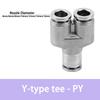PU PE PV PY PZA SA PM PK PLM 304 stainless steel metal pneumatic quick coupling 4 6 8 10 12 14 16mm push in air Hose connector