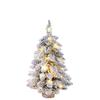 Window Decoration Tree Mini Festive Atmosphere Household Products Shopping Mall Christmas Tree Pvc Not Easy To Lose Powder White