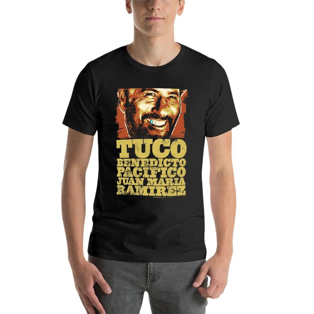 Tuco Benedicto Pacifico Juan Maria Ramirez The Good The Bad and The Ugly T-shirt sublima plusstorlekar smal passform t-shirts för män